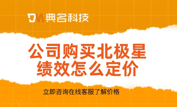 公司购买北极星绩效怎么定价