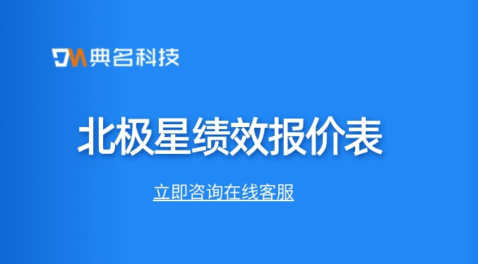 北极星绩效报价表