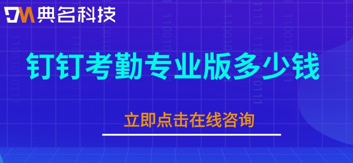 钉钉考勤专业版多少钱