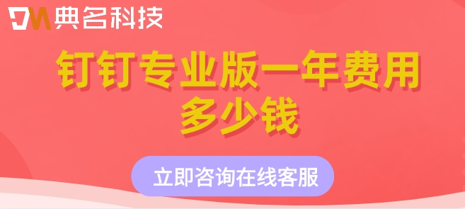 钉钉专业版一年费用多少钱
