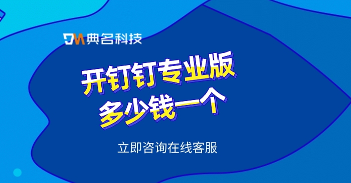 开钉钉专业版多少钱一个