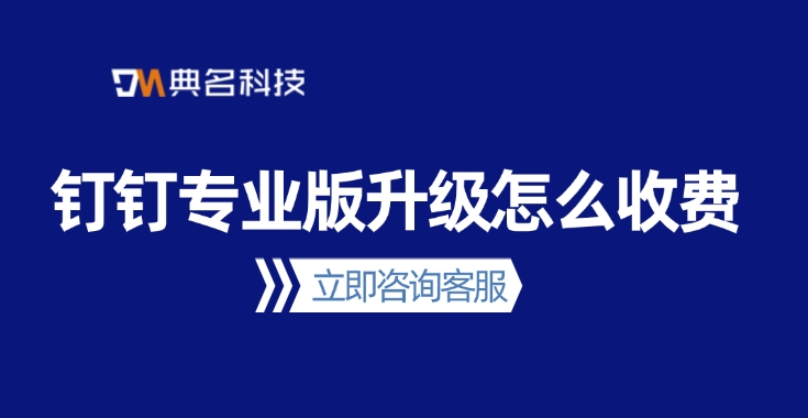 钉钉专业版升级怎么收费
